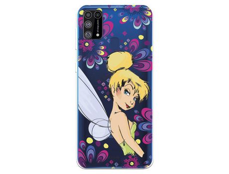 Funda para Samsung Galaxy M31 Oficial de Disney Campanilla Flores - Peter Pan