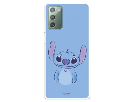 Funda para Samsung Galaxy Note20 Oficial de Disney Stitch azul - Lilo & Stitch