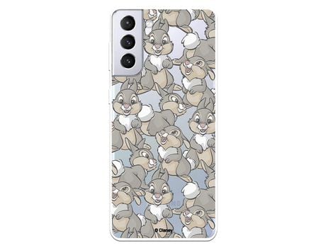 Funda para Samsung Galaxy S21 Plus Oficial de Disney Tambor Patrones - Bambi