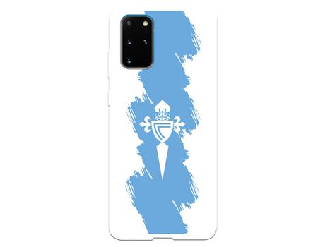 Funda para Samsung Galaxy S20 Plus del Celta Escudo Trazo azul - Licencia Oficial RC Celta