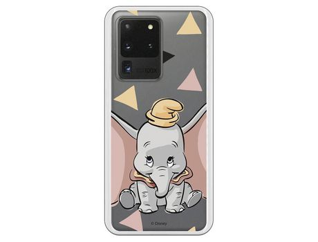 Funda para Samsung Galaxy S20 Ultra Oficial de Disney Dumbo Silueta Transparente - Dumbo