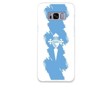 Funda para Samsung Galaxy S8 del Celta Escudo Trazo azul - Licencia Oficial RC Celta