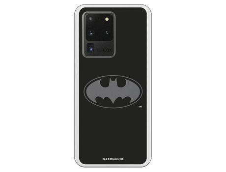 Funda para Samsung Galaxy S20 Ultra Oficial de DC Comics Batman Logo Transparente - DC Comics