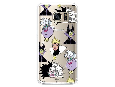 Funda para Samsung Galaxy S7 Oficial de Disney Villanas Patrón