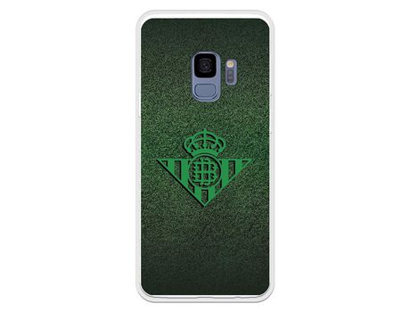 Funda para Samsung Galaxy S9 del Betis Escudo Verde Fondo trama - Licencia Oficial
