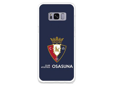 Funda para Samsung Galaxy S8 del Osasuna Escudo Fondo azul - Licencia Oficial CA Osasuna