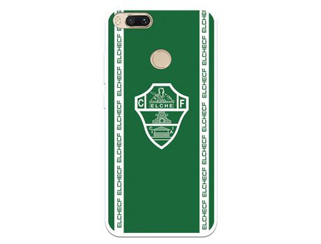 Funda para Xiaomi Mi A1 del Elche CF Escudo Fondo Verde - Licencia Oficial Elche CF