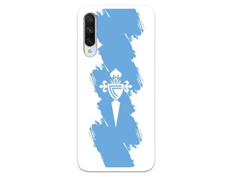 Funda para Xiaomi Mi A3 del Celta Escudo Trazo azul - Licencia Oficial RC Celta