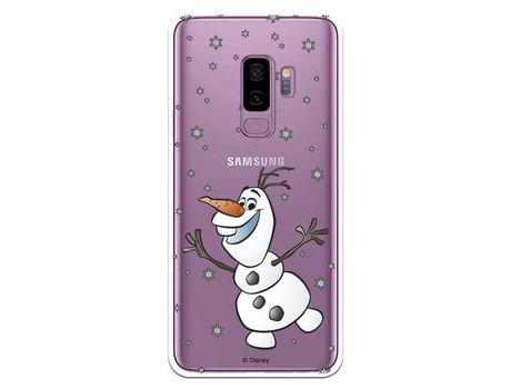 Funda para Samsung Galaxy S9 Plus Oficial de Disney Olaf Transparente - Frozen