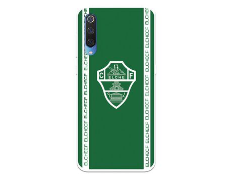 Funda para Xiaomi Mi 9 del Elche CF Escudo Fondo Verde - Licencia Oficial Elche CF