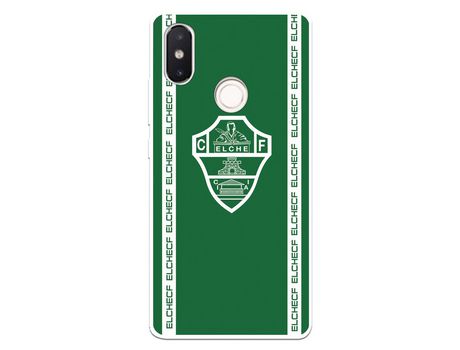 Funda para Xiaomi Mi 8 SE del Elche CF Escudo Fondo Verde - Licencia Oficial Elche CF