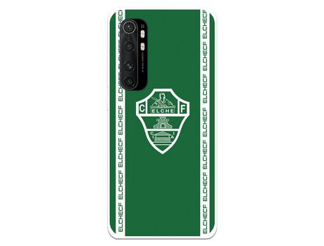 Funda para Xiaomi Mi Note 10 Lite del Elche CF Escudo Fondo Verde - Licencia Oficial Elche CF