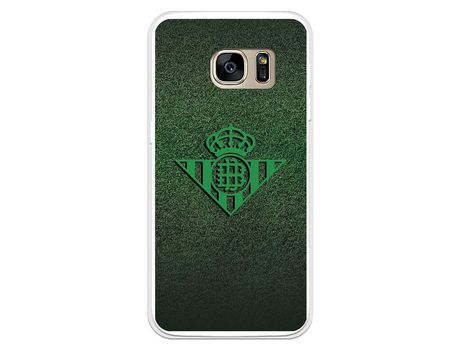 Funda para Samsung Galaxy S7 del Betis Escudo Verde Fondo trama - Licencia Oficial