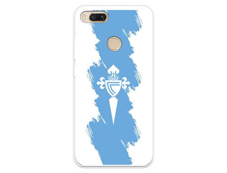 Funda para Xiaomi Mi A1 del Celta Escudo Trazo azul - Licencia Oficial RC Celta