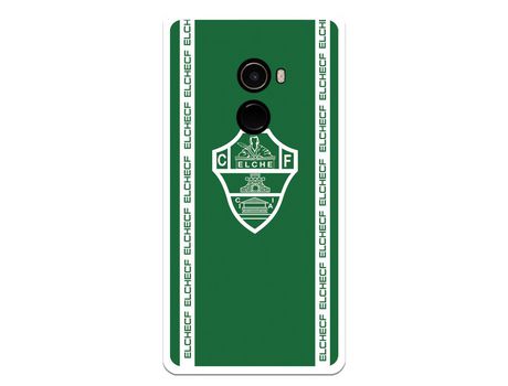 Funda para Xiaomi Mi Mix 2 del Elche CF Escudo Fondo Verde - Licencia Oficial Elche CF