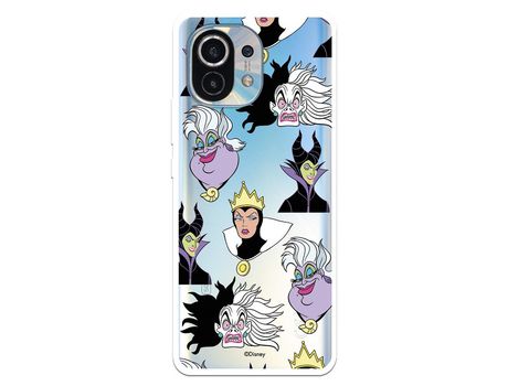 Funda para Xiaomi Mi 11 Oficial de Disney Villanas Patrón