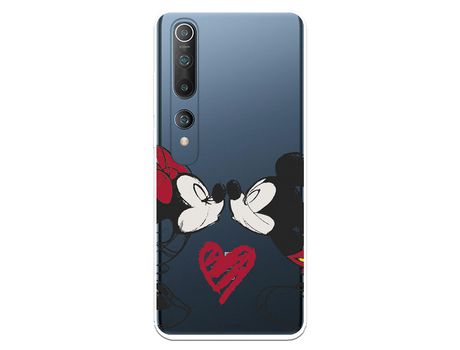 Funda para Xiaomi Mi 10 Oficial de Disney Mickey y Minnie Beso - Clásicos Disney