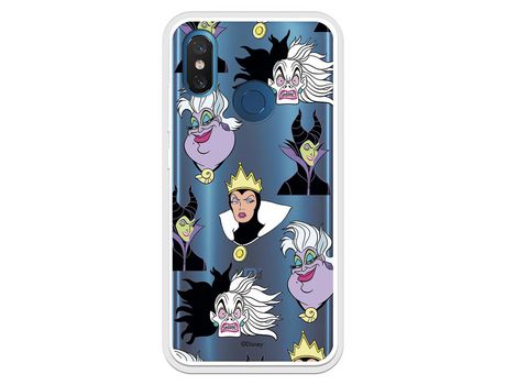 Funda para Xiaomi Mi 8 Oficial de Disney Villanas Patrón