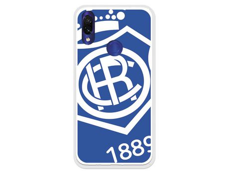 Funda para Xiaomi Redmi 7 del Recre Escudo Fondo azul - Licencia Oficial Real Club Recreativo de Huelva
