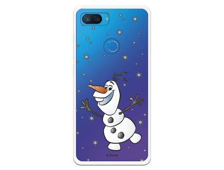 Funda para Xiaomi Mi 8 Lite Oficial de Disney Olaf Transparente - Frozen