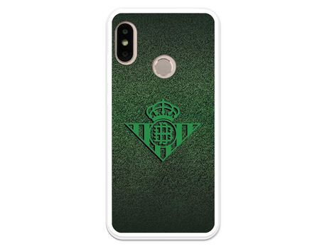 Funda para Xiaomi Mi A2 Lite del Betis Escudo Verde Fondo trama - Licencia Oficial