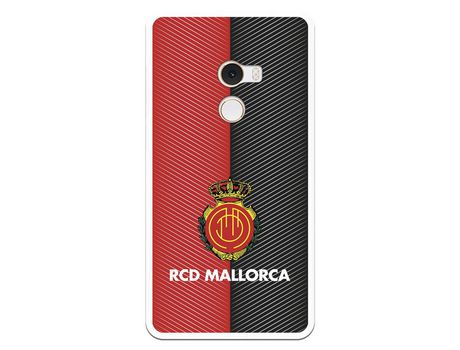 Funda para Xiaomi Mi Mix 2 del Mallorca RCD Mallorca Diagonales Transparente - Licencia Oficial RCD Mallorca