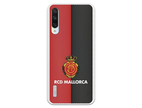 Funda para Xiaomi Mi A3 del Mallorca RCD Mallorca Diagonales Transparente - Licencia Oficial RCD Mallorca