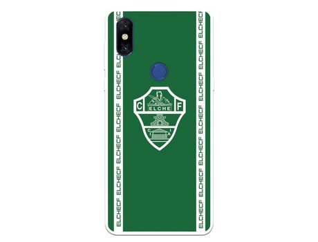 Funda para Xiaomi Mi Mix 3 del Elche CF Escudo Fondo Verde - Licencia Oficial Elche CF