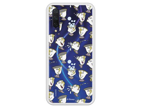 Funda para Xiaomi Mi 9 Lite Oficial da Disney Chip Potts Siluetas La Bella y la Bestia