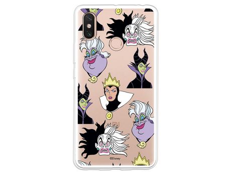 Funda para Xiaomi Mi Max 3 Oficial de Disney Villanas Patrón