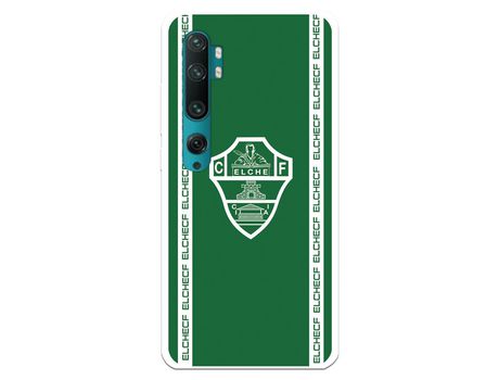 Funda para Xiaomi Mi Note 10 del Elche CF Escudo Fondo Verde - Licencia Oficial Elche CF