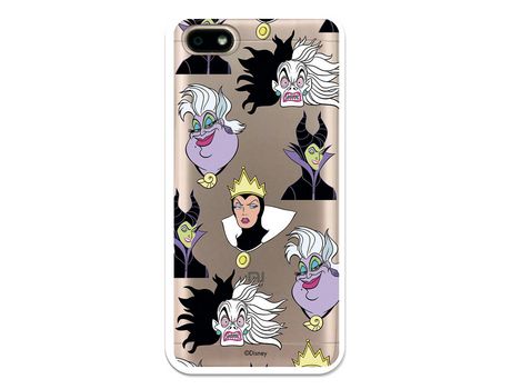 Funda para Xiaomi Redmi 6A Oficial de Disney Villanas Patrón