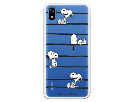 Funda para Xiaomi Redmi 7A Oficial de Peanuts Snoopy rayas - Snoopy