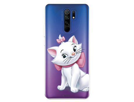 Funda para Xiaomi Redmi 9 Oficial de Disney Marie Silueta - Los Aristogatos