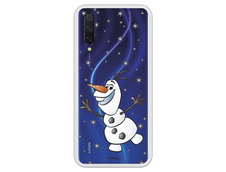 Funda para Xiaomi Mi 9 Lite Oficial de Disney Olaf Transparente - Frozen
