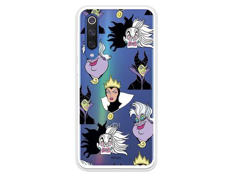Funda para Xiaomi Mi 9 SE Oficial de Disney Villanas Patrón