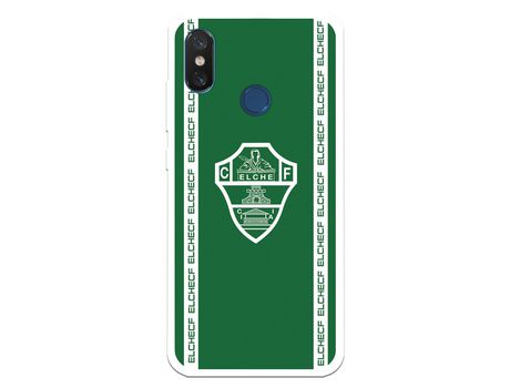 Funda para Xiaomi Mi 8 del Elche CF Escudo Fondo Verde - Licencia Oficial Elche CF