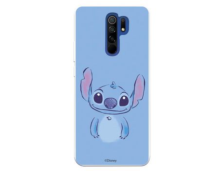Funda para Xiaomi Redmi 9 Oficial de Disney Stitch azul - Lilo & Stitch