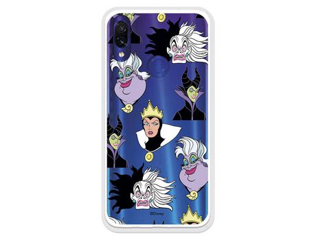 Funda para Xiaomi Redmi 7 Oficial de Disney Villanas Patrón