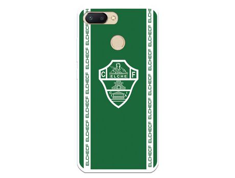 Funda para Xiaomi Redmi 6 del Elche CF Escudo Fondo Verde - Licencia Oficial Elche CF