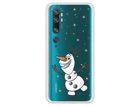 Funda para Xiaomi Mi Note 10 Oficial de Disney Olaf Transparente - Frozen