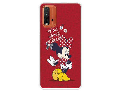 Funda para Xiaomi Redmi 9T Oficial de Disney Minnie Mad About - Clásicos Disney