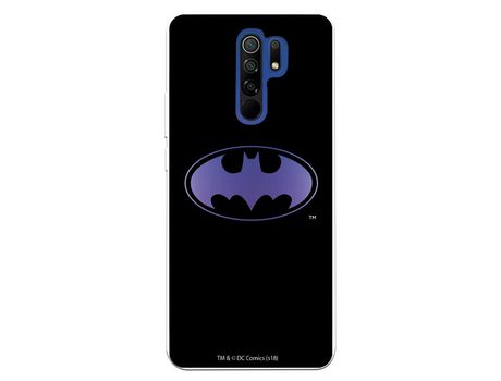 Funda para Xiaomi Redmi 9 Oficial de DC Comics Batman Logo Transparente - DC Comics