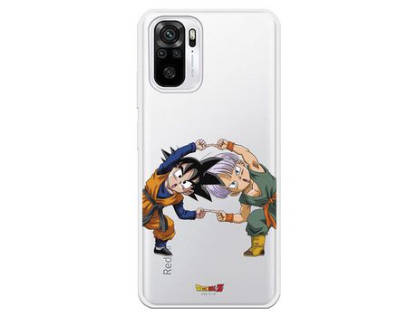 Funda para Xiaomi Redmi Note 10 Oficial de Dragon Ball Goten y Trunks Fusión