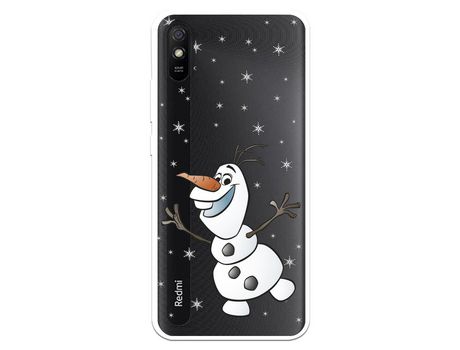 Funda para Xiaomi Redmi 9A Oficial de Disney Olaf Transparente - Frozen