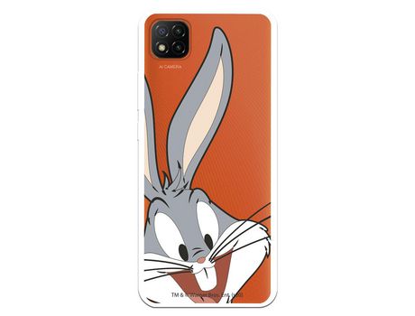 Funda para Xiaomi Redmi 9C Oficial de Warner Bros Bugs Bunny Silueta Transparente - Looney Tunes