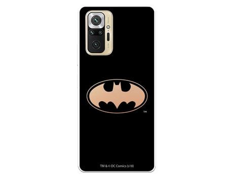 Funda para Xiaomi Redmi Note 10 Pro Oficial de DC Comics Batman Logo Transparente - DC Comics