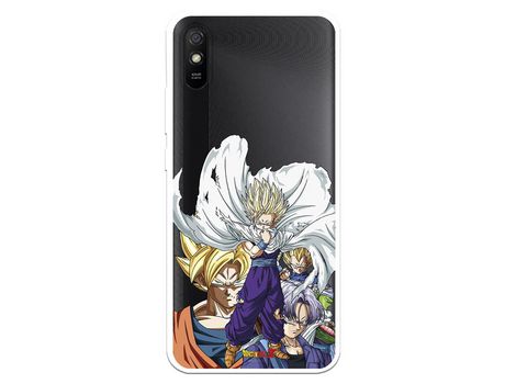 Funda para Xiaomi Redmi 9A Oficial de Dragon Ball Guerreros Saiyans - Dragon Ball