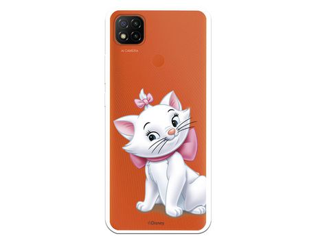 Funda para Xiaomi Redmi 9C Oficial de Disney Marie Silueta - Los Aristogatos
