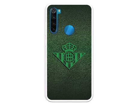Funda para Xiaomi Redmi Note 8 del Betis Escudo Verde Fondo trama - Licencia Oficial